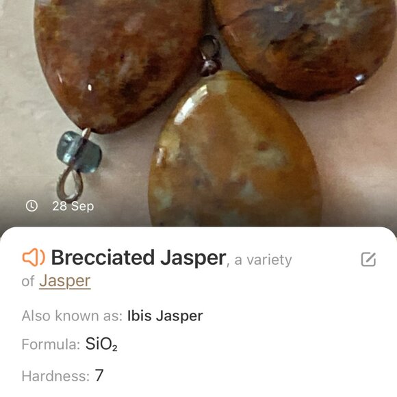 2/$20, Earthy Crazy Lace Agate Star Necklace, Genuine Gemstone Cord Necklace - Picture 12 of 14